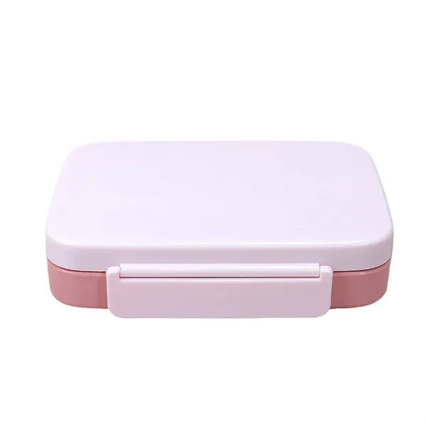 Kids Food Grade Plastic Lunch Bento Box w/ Fork