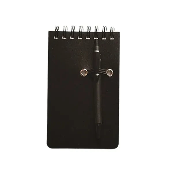 Pocket Sized Spiral Jotter Notepad With Pen