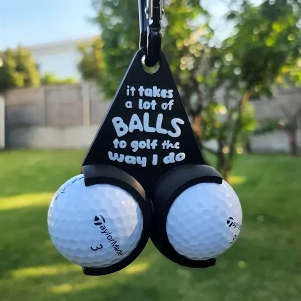 Golf Ball Holder Keychain Carabiner