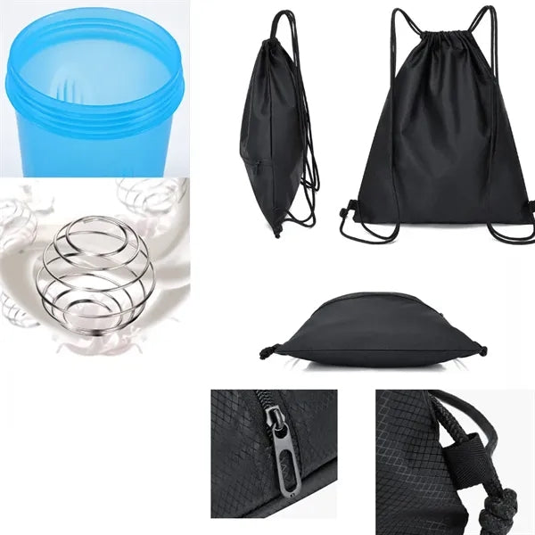 Sports Kit with Backpack, Shaker, and Earphones