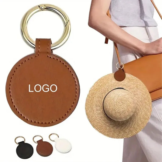 PU leather Magnetic Hat Clip