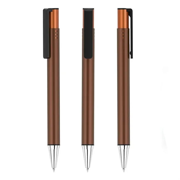 Premium 1.0mm Aluminum Click-Type Ballpoint Pen