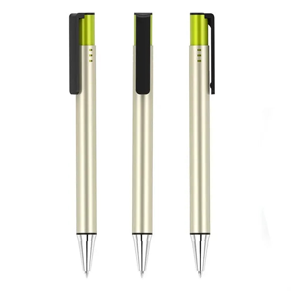 Premium 1.0mm Aluminum Click-Type Ballpoint Pen
