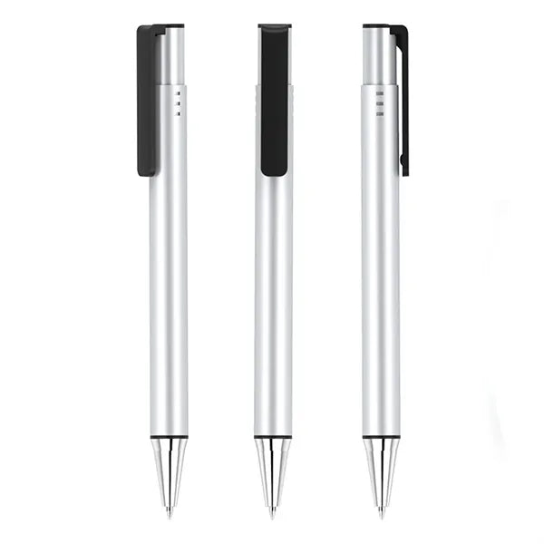Premium 1.0mm Aluminum Click-Type Ballpoint Pen