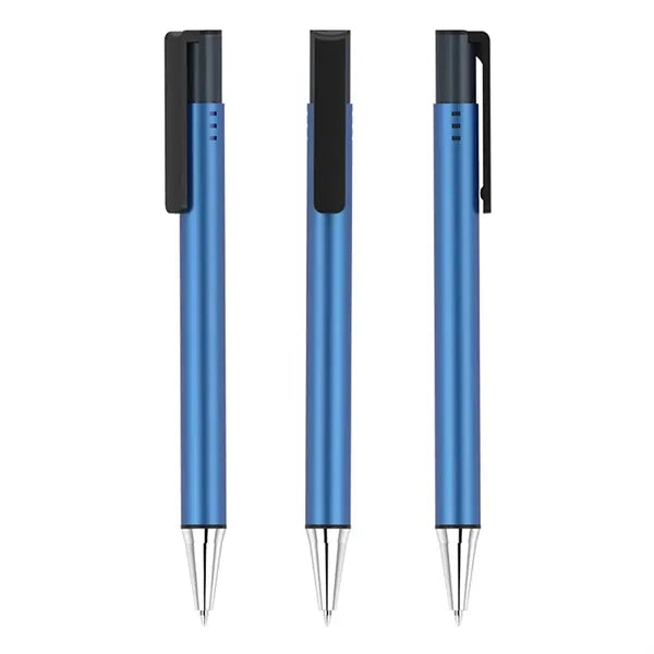 Premium 1.0mm Aluminum Click-Type Ballpoint Pen