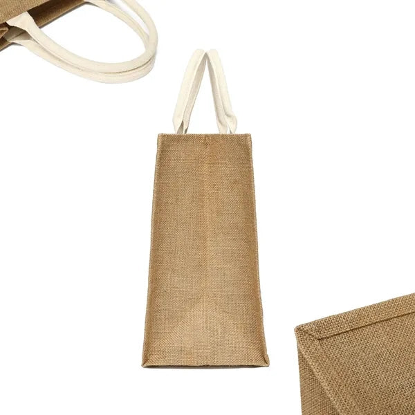 Eco-Friendly Jute Grocery & Shopping Tote w/ Handles