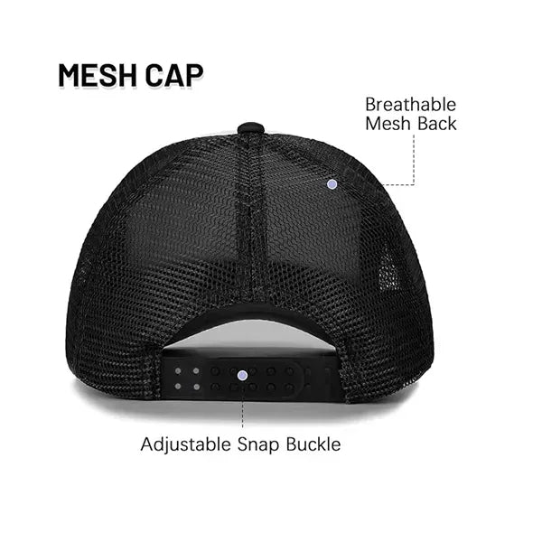Adult Mesh Trucker Hat - Adjustable Baseball Cap