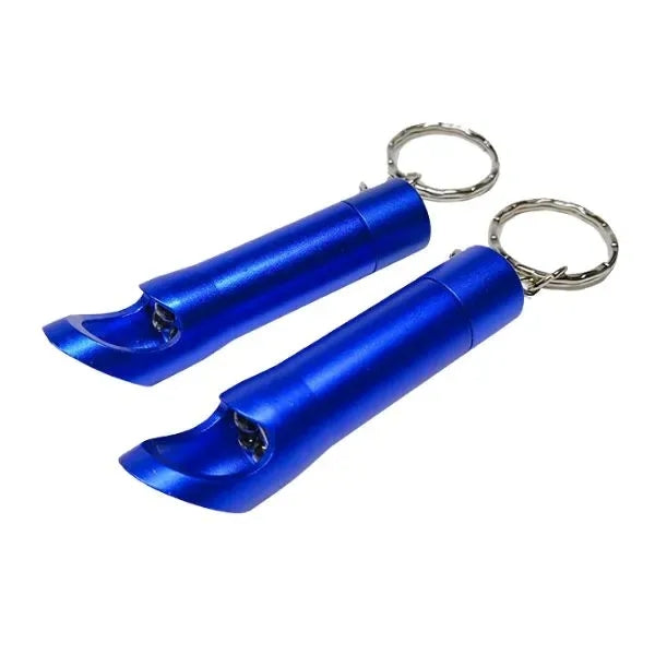 LED Flashlight Mini Pocket Keychain - Small Bottle Opener