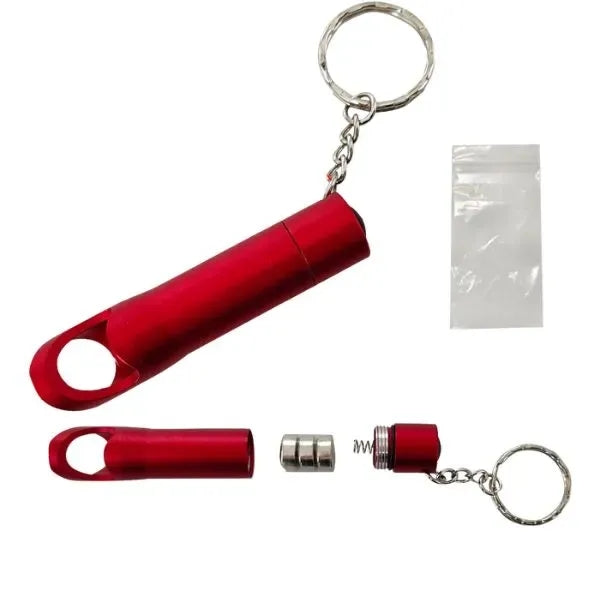 LED Flashlight Mini Pocket Keychain - Small Bottle Opener