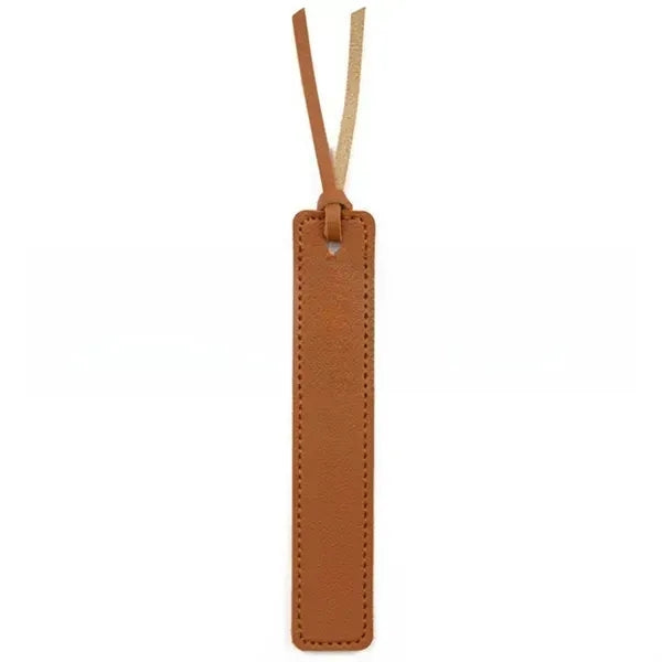 Classic PU Leather Bookmark - Stitched Page Markers