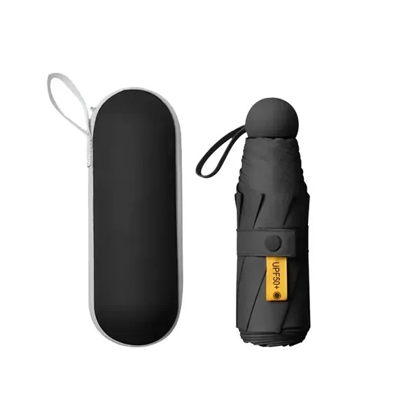 UV Protection Compact Folding Umbrella with Case