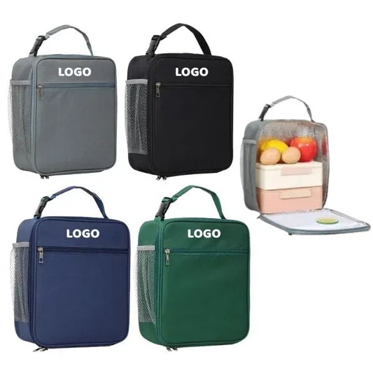 Colorful Insulated Lunch Tote - Spacious Thermal Bag
