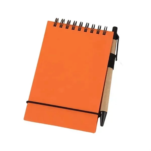 A6 Spiral Notepad & Pen Set - Writing for Notes/Journals