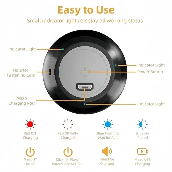 Wireless Portable Speaker - Stereo Bass Sound Quality