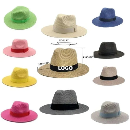 Sun Straw Beach Hat - Unisex Summer Protection