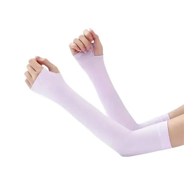 Ice Silk Sun Protection Arm Sleeve - Exercise & Outdoor
