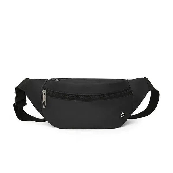 Two Zipper Crossbody Bag - Stylish Hands-Free Purse
