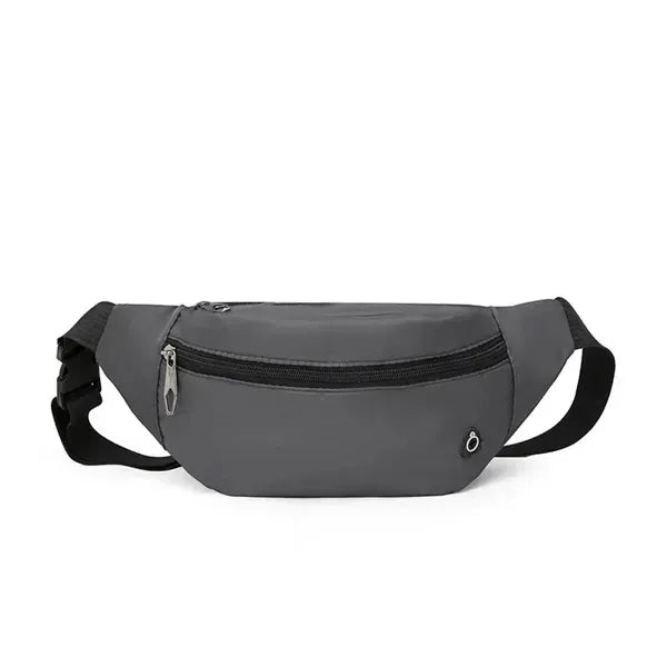 Two Zipper Crossbody Bag - Stylish Hands-Free Purse