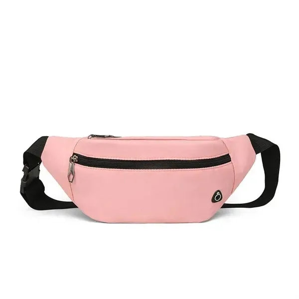 Two Zipper Crossbody Bag - Stylish Hands-Free Purse