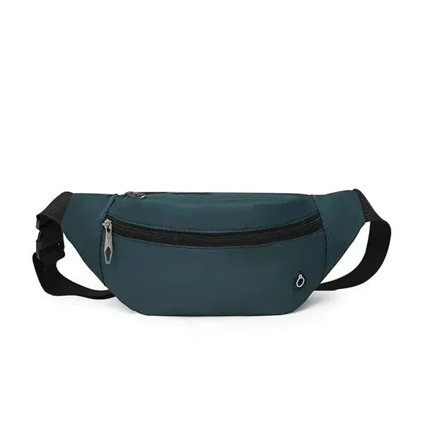 Two Zipper Crossbody Bag - Stylish Hands-Free Purse
