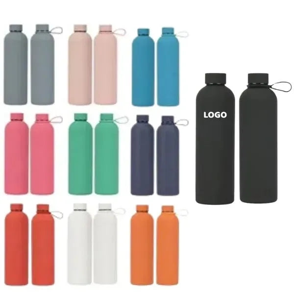 Stainless Steel Water Bottle - Premium Insulated 17OZ