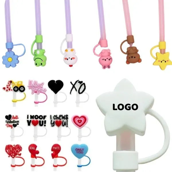 Silicone Straw Cap - Personalized Eco-Friendly Cover