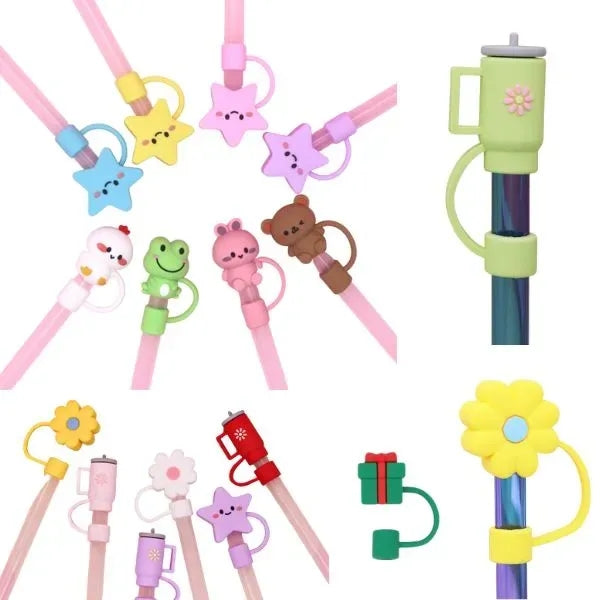 Silicone Straw Cap - Personalized Eco-Friendly Cover