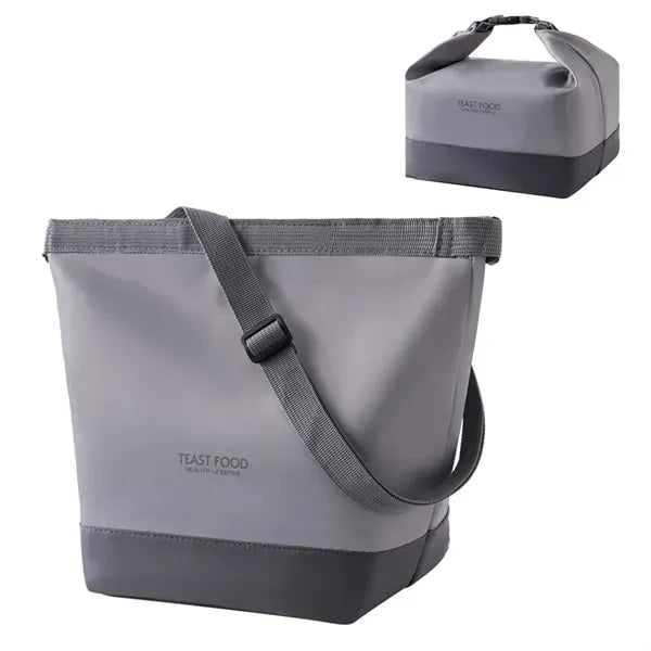Portable Insulated Lunch Tote - Adjustable Shoulder Strap