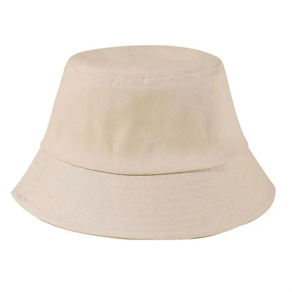 Cotton Bucket Hat - Foldable Packable Sun Protection