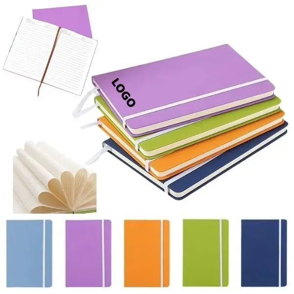 Premium Leather Journal - Elastic Band Notebook