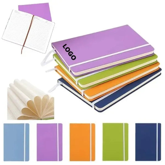 Premium Leather Journal - Elastic Band Notebook