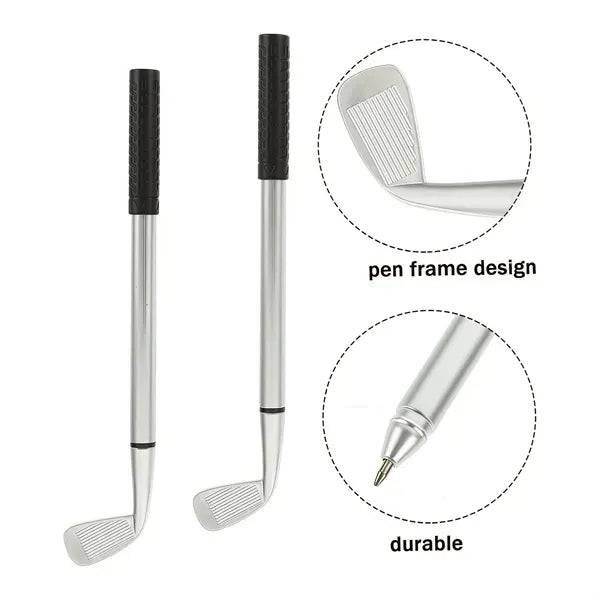 Golf Ballpoint Pen - Black Ink Writing Instrument