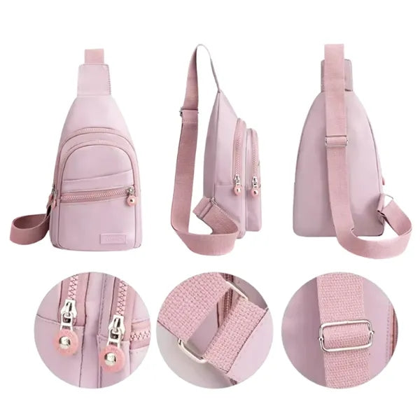 Large Capacity Splashproof Waterproof Crossbody Sling Bag