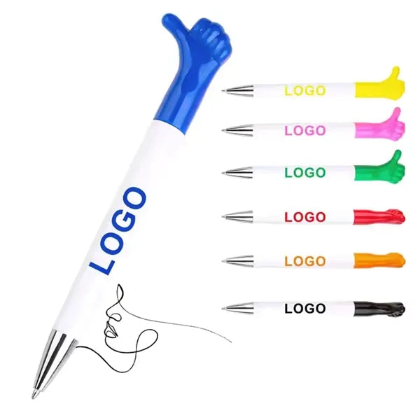 Thumb Finger Shape Plastic Ballpoint Pen