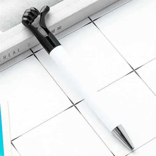 Thumb Finger Shape Plastic Ballpoint Pen