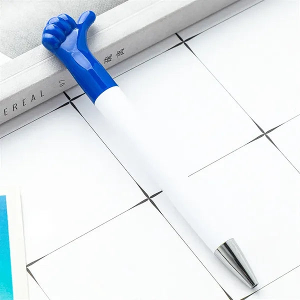 Thumb Finger Shape Plastic Ballpoint Pen