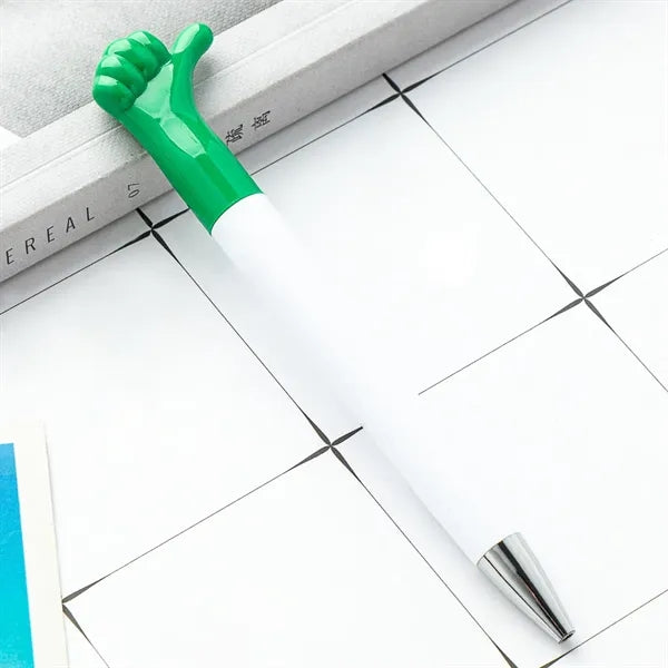 Thumb Finger Shape Plastic Ballpoint Pen