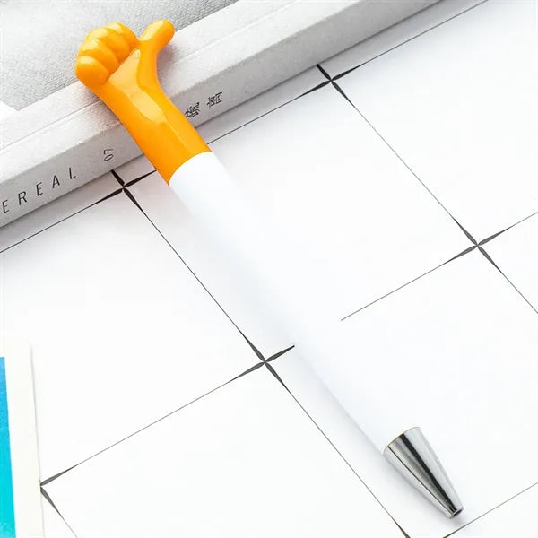 Thumb Finger Shape Plastic Ballpoint Pen