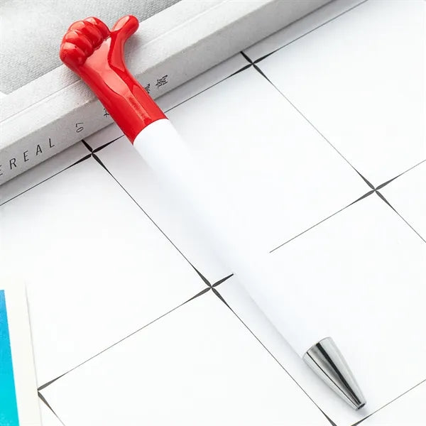 Thumb Finger Shape Plastic Ballpoint Pen