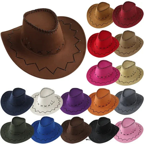 Western Cowboy Hat for Women Men