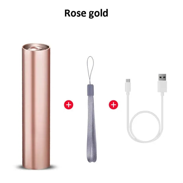 USB Rechargeable Mini Small LED Flashlights