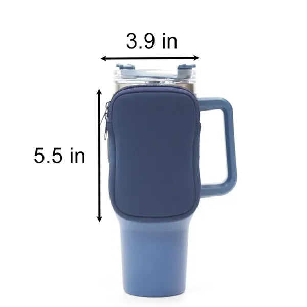 Neoprene Zipper Sleeve For 40oz Tumbler