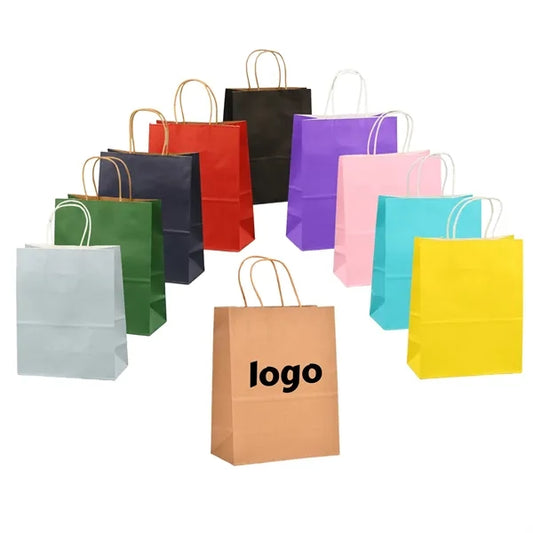 Hand kraft Paper Bag Free Shipping