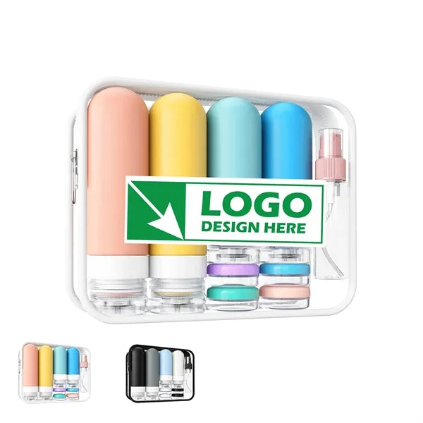 18PCS TSA Approved Silicone Travel Containers