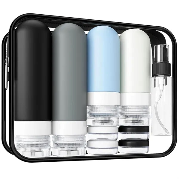 18PCS TSA Approved Silicone Travel Containers
