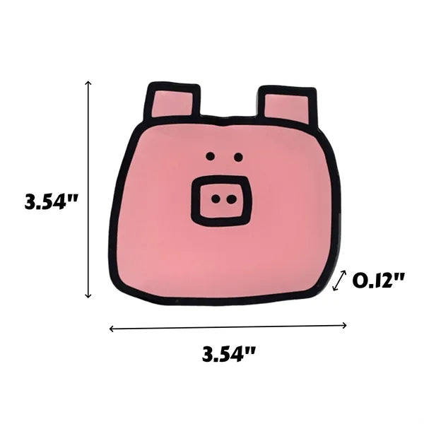 Cute Little Pig Acrylic Coaster Free Shipping