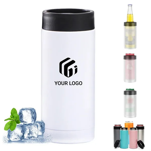 Universal beer 12oz stainless steel insulated can cooler