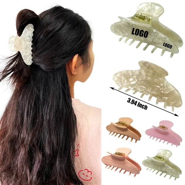 Sweet Jelly Color 3.94Inch Large Acetate Hair Clip