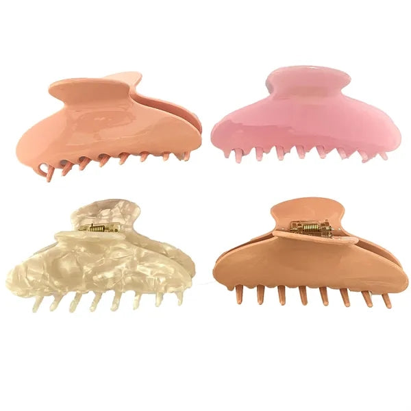 Sweet Jelly Color 3.94Inch Large Acetate Hair Clip