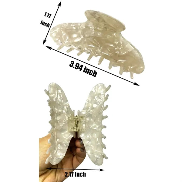 Sweet Jelly Color 3.94Inch Large Acetate Hair Clip
